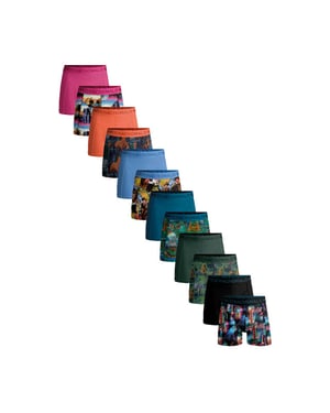 Muchachomalo Heren 12-pack boxershorts print/effen