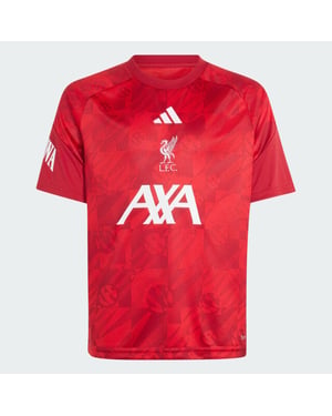 Adidas lfc preshi y replica voetbal trainingshirt korte mouw jongens -