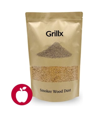 GrillX Rookmot appel 3 liter genoeg voor 7x koud roken cold smoke