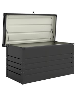 Westmann 4goodz kussenbox metaal 350l opbergbox tuin waterdicht en afsluitbaar -
