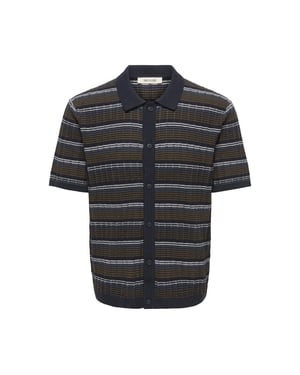 Only & Sons Onsleeds reg ss shirt knit noos dessin