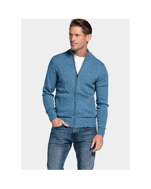 Baileys Vest cardigan zip 10gg, front body 522022/665