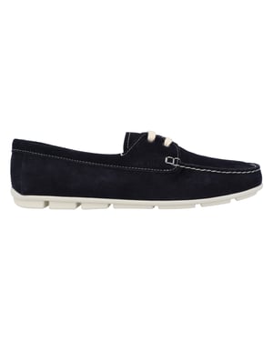 Prada suède loafers in zwart, damesschoenen