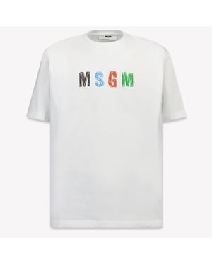 Msgm Kinder jongens t-shirt in