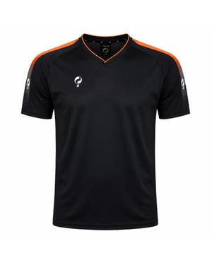 Q1905 Trainingsshirt maher zwart / oranje / wit