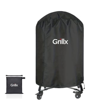GrillX Kamado bbq hoes 24 inch ook voor kamado's met tafels barbecue hoes