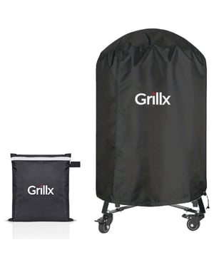 GrillX Kamado bbq hoes 18 inch ook voor kamado's met tafels barbecue hoes