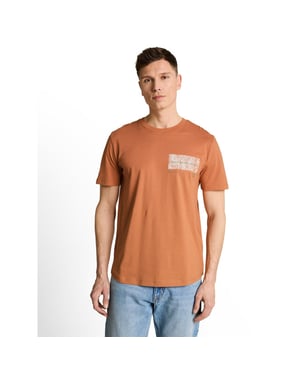 Tom Tailor Rounded hem printed t-shirt