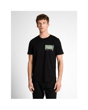 Tom Tailor Rounded hem printed t-shirt