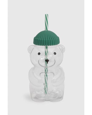 Plastic Bear Straw Cup