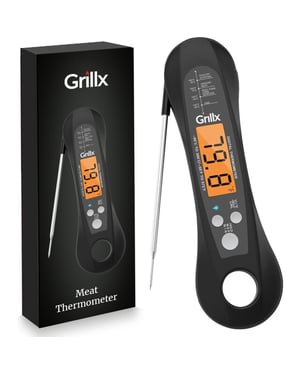 GrillX Vleesthermometer bbq thermometer digitaal keukenthermometer draadloos