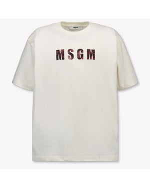 Msgm Kinder jongens t-shirt in