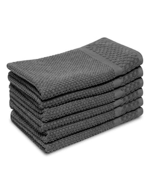 Phlox Soft popcorn gastendoekjes 30x50 cm set van 6 100% katoen 500 g/m2 -