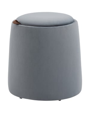 4goodz Poef 2-in-1 ottomaanse kruk voetebank met opbergvak 44x47 cm
