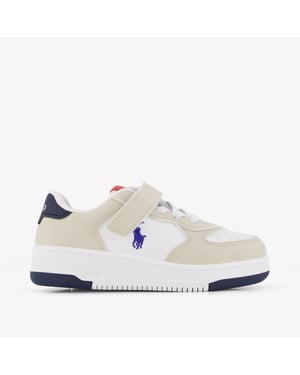 Ralph Lauren Masters court jongens sneakers in licht