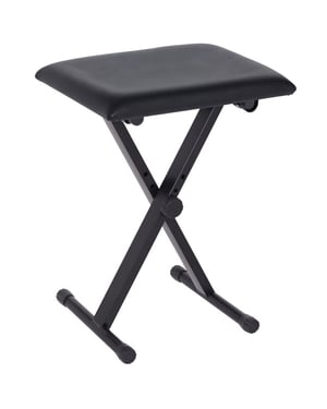 4goodz Pianokruk in hoogte instelbaar 39 x 29 x 37-47 cm kunstleer -