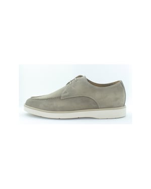 Giorgio 56405 suede veterschoen met rubber zool beige