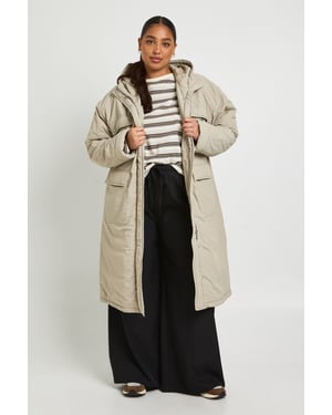 Plus Long Line Parka Jacket