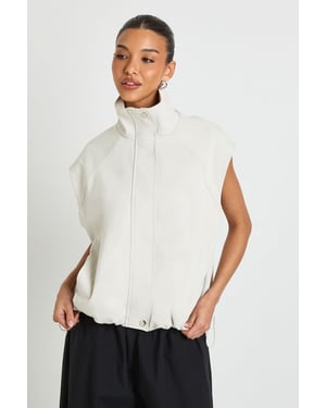 Funnel Neck Zip Through Gilet