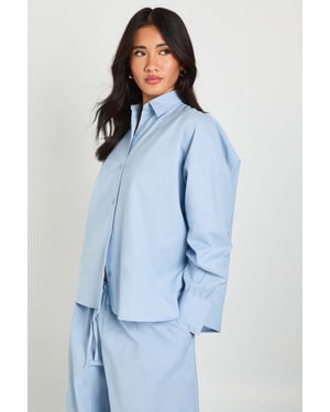 Linen Look Oversized Shirt