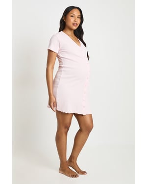 Maternity Rib Button Down Nightie