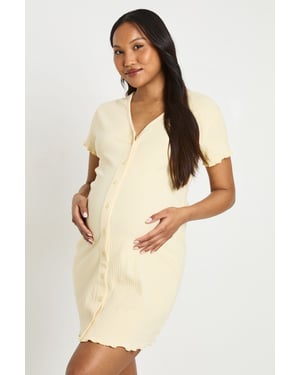 Maternity Rib Button Down Nightie