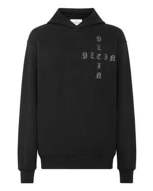 Sweatshirt Med Huva Gothic Plein