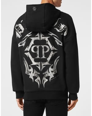 Sweatshirt Med Huva Chrome