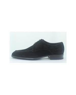Giorgio 79418 zwarte suède veterschoenen