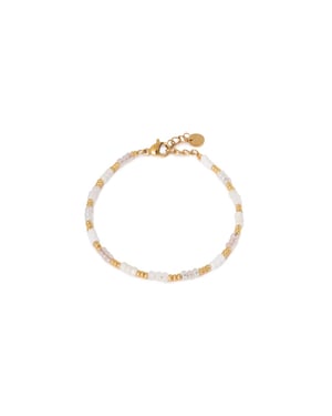Label Kiki White rainbow bracelet