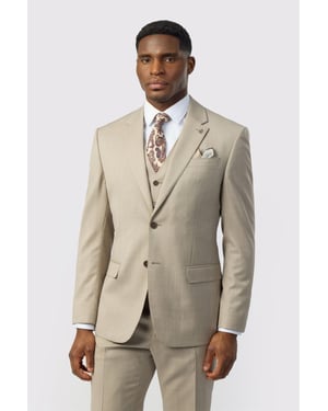 Single Breasted Two Button Tailored Suit Jacket