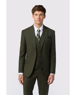 Single Breasted Two Button Slim Fit Suit Jacket
