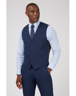 Single Breasted Five Button Slim Fit Suit Waistcoat