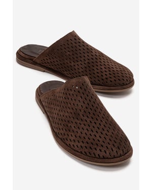 Melara Leren Instap Mule