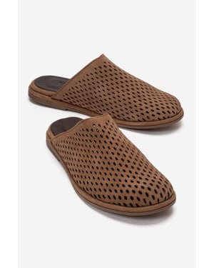 Melara Leren Instap Mule