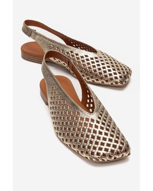 Delizia Leren Slingback Schoen