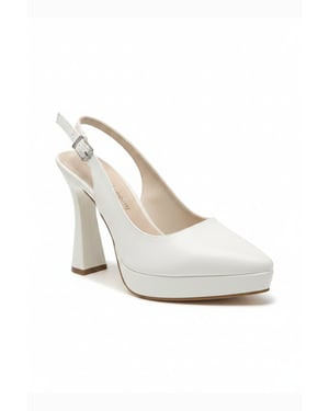 Corin Spetsig Tå Slingback Bröllopsplatå Pump