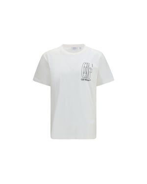 Off-White Witte Katoenen T-Shirt