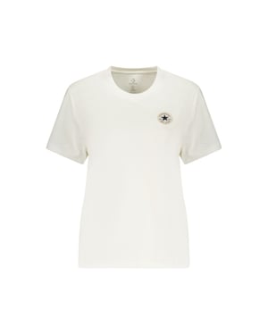 Converse Bianco Katoenen Dames T-Shirt