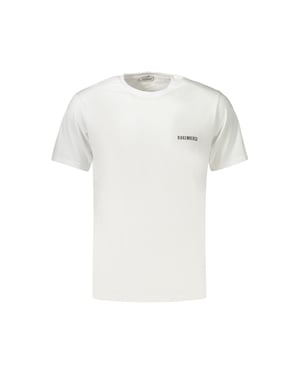 Bikkembergs Vit Bomull Herr T-Shirt