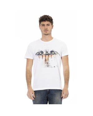 Trussardi Action Vit Bomulls T-shirt för Män