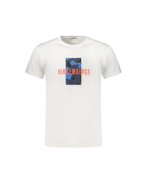 Bikkembergs Witte Katoenen Mannen T-Shirt