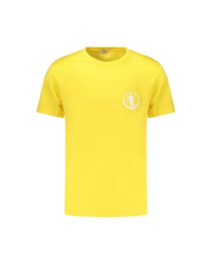 Bikkembergs Gele Katoenen Heren T-shirt