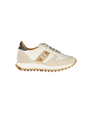 Blauer Bianco Polyurethaan Dames Sneaker Klaar om te Stralen