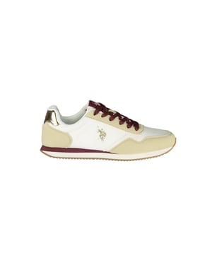 U.S. POLO ASSN. Witte polyurethaan dames sneaker
