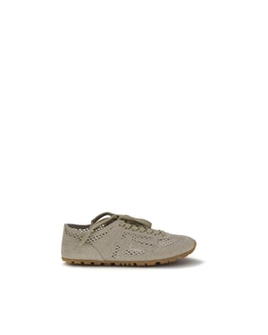 Balmain Beige Katoenen Sport Sneakers