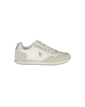 U.S. POLO ASSN. Witte Polyurethaan Dames Sneaker
