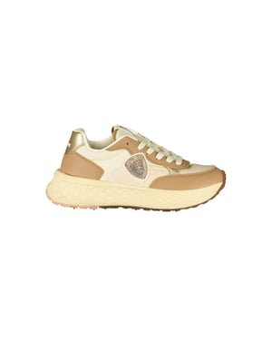 Blauer Bruine Polyurethaan Dames Sneaker