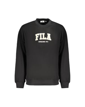 Fila Zwarte Katoenen Heren Sweatshirt