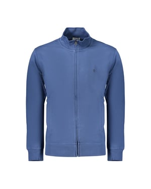 Coveri Beweeglijke Blauwe Katoenen Heren Sweatshirt